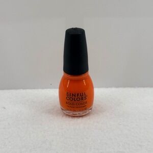 Sinful Colors Bold Color Nail Polish Orange 0.5 Fl Oz 15mL High Shine Lacquer